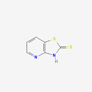 Thiazolo[4,5-b]pyridine-2(3H)-thione chemical structure (CAS 99158-61-9)