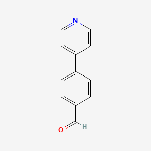 4-(Pyridin-4-yl)benzaldehyde chemical structure (CAS 99163-12-9)