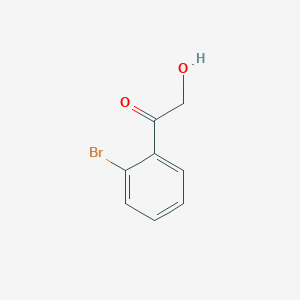 1-(2-Bromophenyl)-2-hydroxyethanone chemical structure (CAS 99233-20-2)