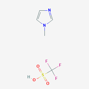 1-Methylimidazole Trifluoromethanesulfonate chemical structure (CAS 99257-94-0)