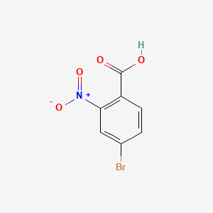 4-Bromo-2-nitrobenzoic acid chemical structure (CAS 99277-71-1)