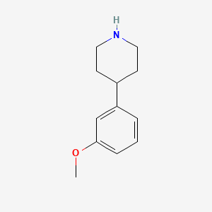 4-(3-Methoxyphenyl)piperidine chemical structure (CAS 99329-55-2)