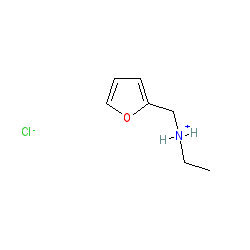 N-(Furan-2-ylmethyl)ethanamine hydrochloride chemical structure (CAS 99357-37-6)