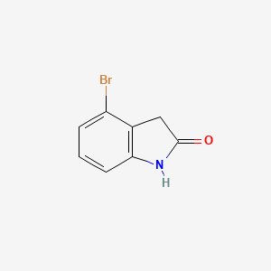 4-Bromooxindole chemical structure (CAS 99365-48-7)