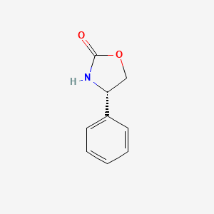 (S)-4-Phenyloxazolidin-2-one chemical structure (CAS 99395-88-7)