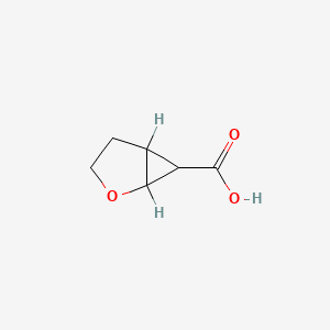 2-Oxabicyclo[3.1.0]hexane-6-carboxylic acid chemical structure (CAS 99418-15-2)