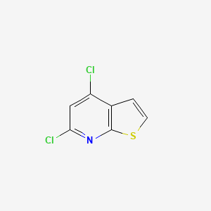4,6-Dichlorothieno[2,3-b]pyridine chemical structure (CAS 99429-80-8)
