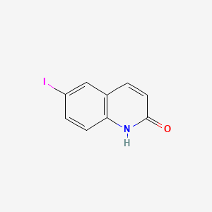 6-Iodoquinolin-2-ol chemical structure (CAS 99455-01-3)