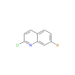 7-Bromo-2-chloroquinoline chemical structure (CAS 99455-15-9)