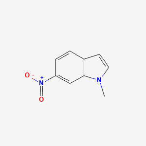 1-Methyl-6-nitro-1H-indole chemical structure (CAS 99459-48-0)