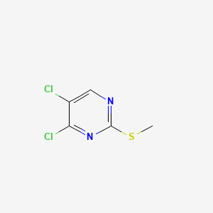 4,5-Dichloro-2-(methylthio)pyrimidine chemical structure (CAS 99469-85-9)