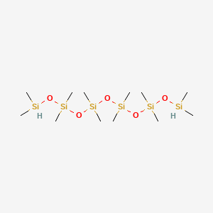1,1,3,3,5,5,7,7,9,9,11,11-Dodecamethylhexasiloxane chemical structure (CAS 995-82-4)