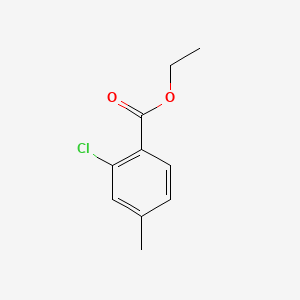 Ethyl 2-chloro-4-methylbenzoate chemical structure (CAS 99500-35-3)