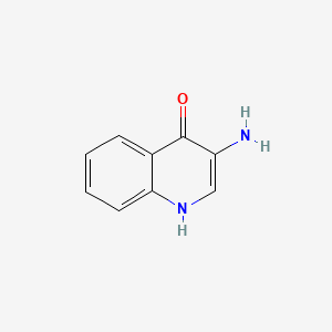 3-Aminoquinolin-4-ol chemical structure (CAS 99512-72-8)