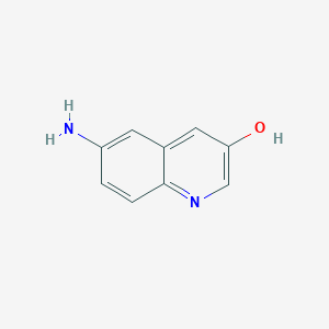 6-Aminoquinolin-3-ol chemical structure (CAS 99513-22-1)
