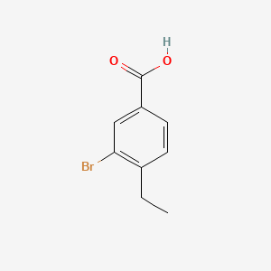 3-Bromo-4-ethylbenzoic acid chemical structure (CAS 99548-53-5)