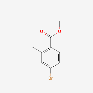 Methyl 4-bromo-2-methylbenzoate chemical structure (CAS 99548-55-7)