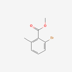 Methyl 2-bromo-6-methylbenzoate chemical structure (CAS 99548-56-8)