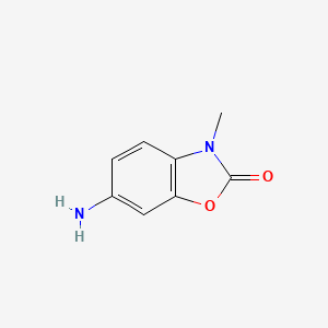 6-Amino-3-methylbenzo[d]oxazol-2(3H)-one chemical structure (CAS 99584-10-8)