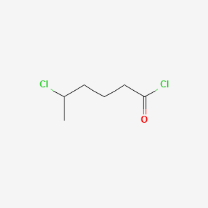 5-Chlorohexanoyl chloride chemical structure (CAS 99585-01-0)