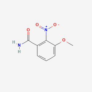 3-Methoxy-2-nitrobenzamide chemical structure (CAS 99595-85-4)