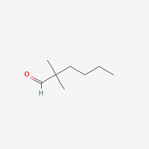 2,2-Dimethylhexanal chemical structure (CAS 996-12-3)