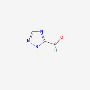 1-Methyl-1H-1,2,4-triazole-5-carbaldehyde chemical structure (CAS 99651-37-3)