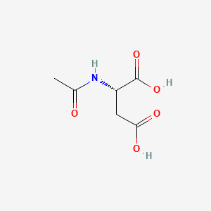 Acetyl-L-aspartic acid chemical structure (CAS 997-55-7)