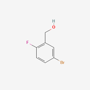 (5-Bromo-2-fluorophenyl)methanol chemical structure (CAS 99725-13-0)