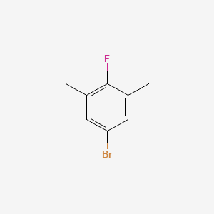 5-Bromo-2-fluoro-1,3-dimethylbenzene chemical structure (CAS 99725-44-7)