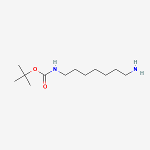 tert-Butyl (7-aminoheptyl)carbamate chemical structure (CAS 99733-18-3)