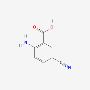 2-Amino-5-cyanobenzoic acid chemical structure (CAS 99767-45-0)