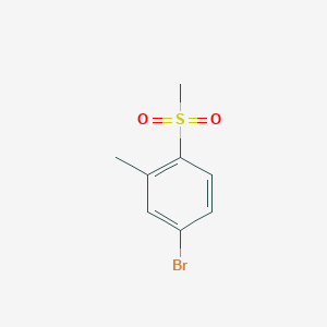 4-Bromo-2-methyl-1-(methylsulfonyl)benzene chemical structure (CAS 99768-21-5)