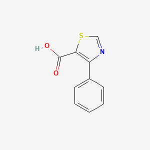 4-Phenylthiazole-5-carboxylic acid chemical structure (CAS 99822-84-1)