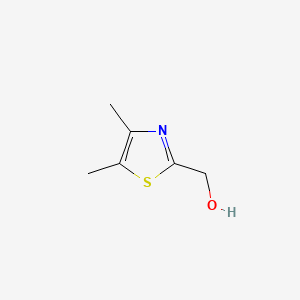 (4,5-Dimethylthiazol-2-yl)methanol chemical structure (CAS 99839-16-4)