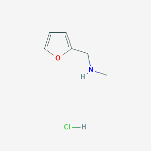 1-(Furan-2-yl)-N-methylmethanamine hydrochloride chemical structure (CAS 99839-46-0)