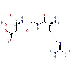 (S)-2-(2-((S)-2-Amino-5-guanidinopentanamido)acetamido)succinic acid chemical structure (CAS 99896-85-2)