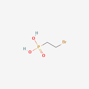 (2-Bromoethyl)phosphonic acid chemical structure (CAS 999-82-6)