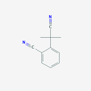 2-(2-Cyanopropan-2-yl)benzonitrile chemical structure (CAS 99911-10-1)