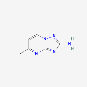 5-Methyl-[1,2,4]triazolo[1,5-a]pyrimidin-2-amine chemical structure (CAS 99969-13-8)