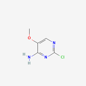 2-Chloro-5-methoxypyrimidin-4-amine chemical structure (CAS 99979-77-8)