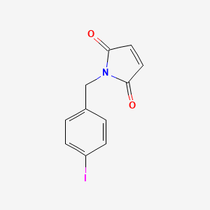 1-(4-Iodobenzyl)-1H-pyrrole-2,5-dione chemical structure