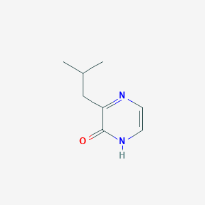 3-Isobutylpyrazin-2-ol chemical structure