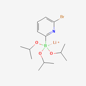 Lithium (6-bromopyridin-2-yl)triisopropoxyborate chemical structure
