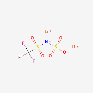 Lithium sulfonato((trifluoromethyl)sulfonyl)amide chemical structure