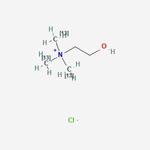 Choline Chloride-13C3 chemical structure