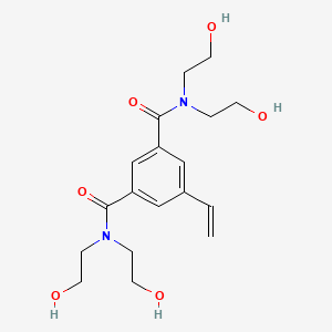 N1,N1,N3,N3-Tetrakis(2-hydroxyethyl)-5-vinylisophthalamide chemical structure