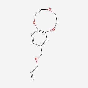9-((Allyloxy)methyl)-2,3,5,6-tetrahydrobenzo[b][1,4,7]trioxonine chemical structure