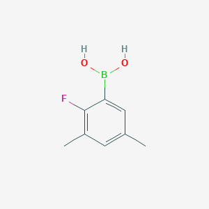 (2-Fluoro-3,5-dimethylphenyl)boronic acid chemical structure
