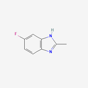 6-Fluoro-2-methyl-1H-benzo[d]imidazole chemical structure